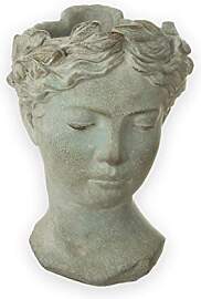 Exner Büste Antik-Look ca. 27x18 cm Pflanzgefäß 
