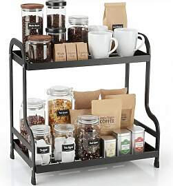 Exquilnova 2-Tier Kaffee Organizer, Kaffeebar