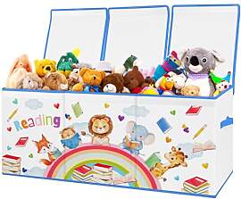 Extra Groß Aufbewahrungsbox mit Deckel Kinder,