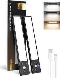 EZVALO Schrankbeleuchtung LED 25 cm, 80 LED