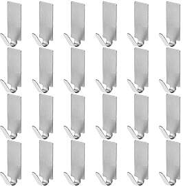 Faburo Klebehaken Set, 24 Stück Haken