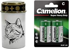 Fachhandel Plus LED Grablicht Katze,