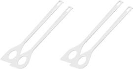 FACKELMANN 24279 Kochlöffel mit Loch 30cm BLANCA