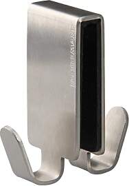 FACKELMANN Doppelhaken für Glasduschwand Tecno,