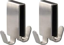 FACKELMANN Doppelhaken für Glasduschwand TECNO,