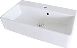 FACKELMANN Keramik Waschbecken/rechteckiger