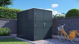 Fahrradbox BERTILO "HPL Bike in verschiedenen 