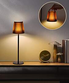 Faithorse Tischlampe Kabellos Aufladbar, Dimmbare