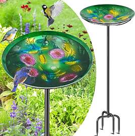 FaloStwer Vogeltränke Stehend Für Garten, 100cm