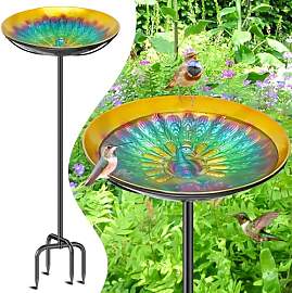 FaloStwer Vogeltränke Stehend Für Garten, 100cm