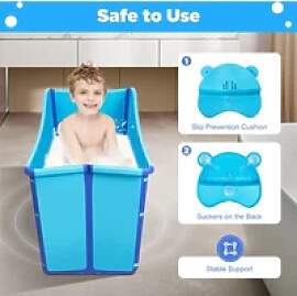 Faltbare Badewanne, Baby-Schwimmbecken mit