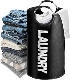 Faltbare Wäschekorb, 90L Kapazität