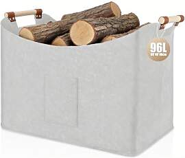 Faltbarer Holzkorb für Kaminholz