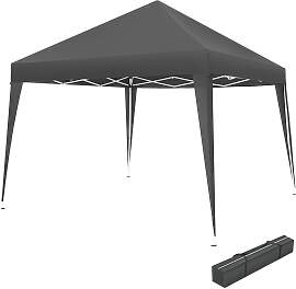 Faltbarer Pavillon Linosa 3x3 m - grau