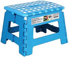 Faltbarer Tritthocker: Platzsparender Klapphocker
