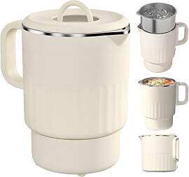 Faltbarer Wasserkocher, 1 Liter Silikon