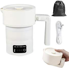 Faltbarer Wasserkocher, 600ML Reisewasserkocher