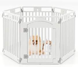 Faltbares Welpen-Laufgitter mit 6 Paneelen,