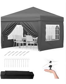 Faltpavillon 3x3 m wasserdicht stabil mit 4