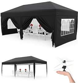Faltpavillon 3x6 m wasserdicht stabil mit 6
