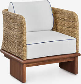 Famara Gartensessel Aus Rattan Und Akazienholz