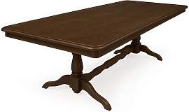 Familien-Esstisch 12 Personen in mahagoni