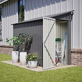 FammyLoft Gartenhaus Metall, 242 x 124 x 192cm,
