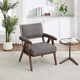 FammyLoft Mid-Century Lounge Sessel mit Armlehnen, 