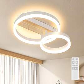 FANLG LED Deckenleuchte Dimmbar 40cm Deckenlampe