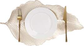 fanqaure Blattförmige Platzsets Set von 6