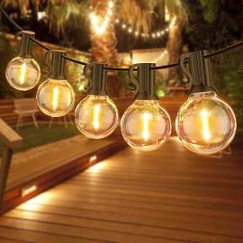FANSANMY LED Lichterkette Außen, 18M/60FT