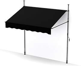 FANTASK 300CM Klemmmarkise mit Handkurbel,