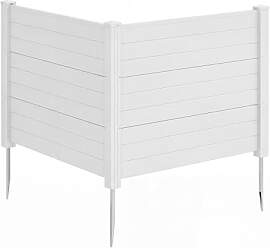 FANTASK Gartenzaun 2 Stück, 122 x 95 cm,