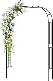 FANTASK Rosenbogen Metall, Gartenbogen für