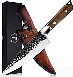 FANTECK Handgemacht Geschmiedete Kochmesser 20cm,