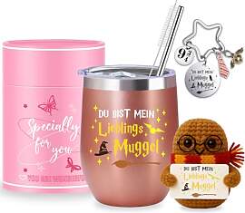 Farbeele Geschenk für Frauen, Thermobecher 350ml