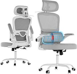 Farini Schreibtischstuhl mit Kleiderständer