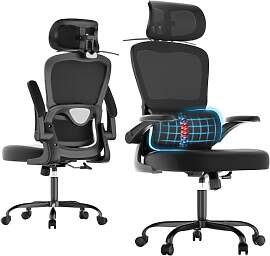 Farini Schreibtischstuhl mit Kleiderständer