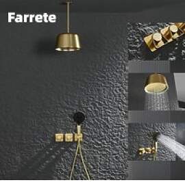 Farrete, gebürstetes Gold, verdecktes