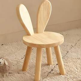 FARYODI Kinderstuhl Holz 45xØ26cm, Holz