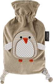 Fashy Wärmflasche mit Flauschbezug Pinguin