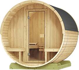 Fasssauna WEKA "198", beige, ohne Ofen,