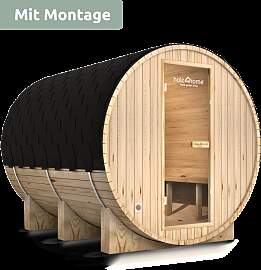Fasssauna XL Pini wood Outdoor Sauna inkl. Ofen