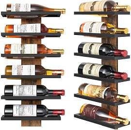 FAVOOSTY Weinregal Wand, Flaschenhalter,
