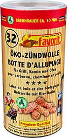 favorit 1256 Öko-Zündwolle, 32-er Dose