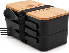 FC St. Pauli - Totenkopf, Lunchbox mit Besteck