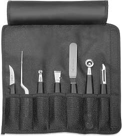 F. DICK Garnierset in Rolltasche 7-teilig