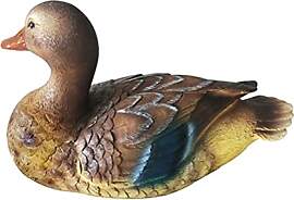 Fdit 1 Stück Enten-Skulptur, Schwimmende