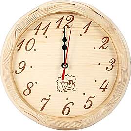 Fdit Sauna Uhr Wanduhr, 23 cm Durchmesser Saunauhr 