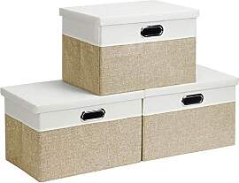 Febzoce Aufbewahrungsbox mit Deckel Klein